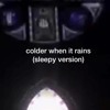 colder when it rains but you're stargazing with your crush on the high school football field