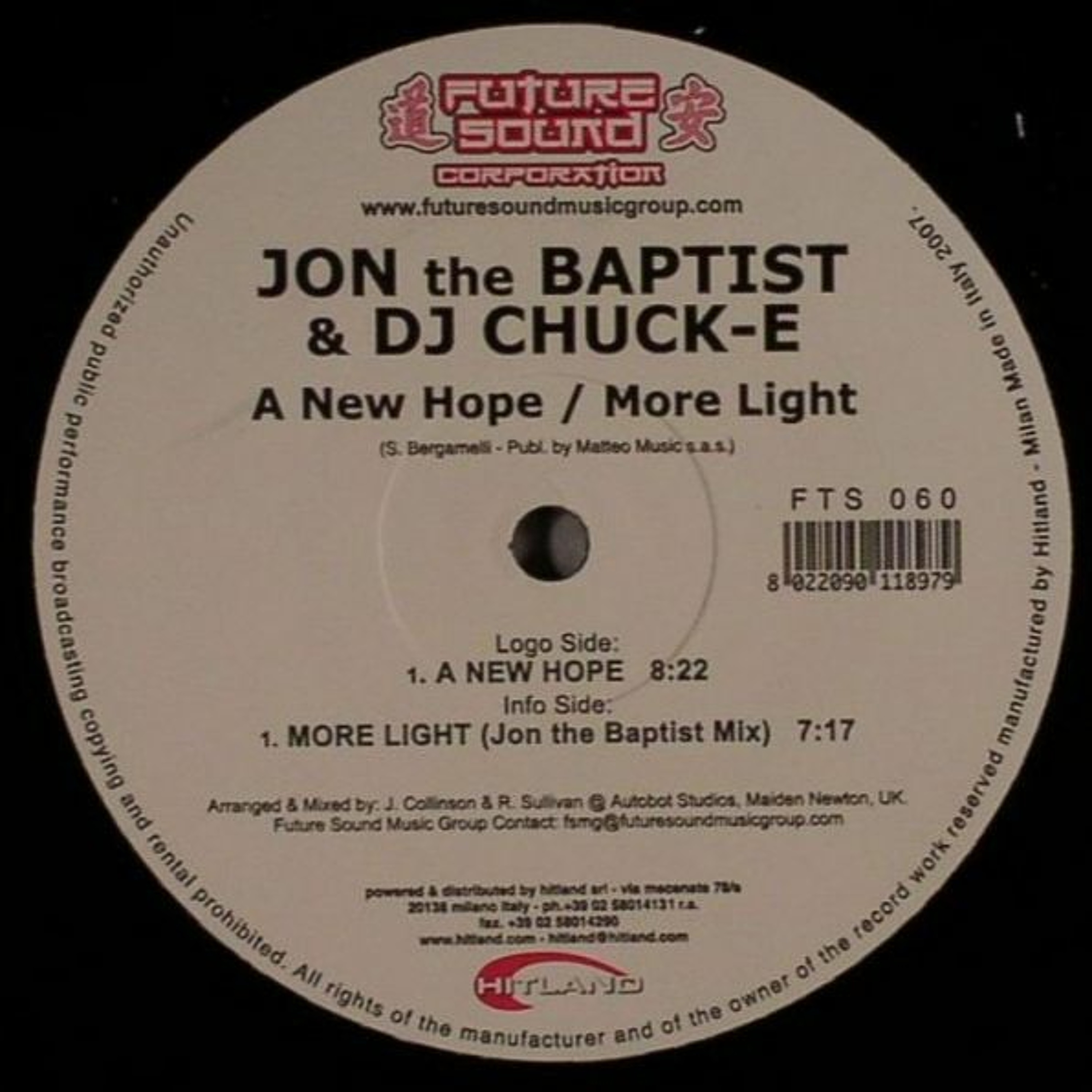 Jon the Baptist & DJ Chuck-E - A New Hope (Future Sound Corporation) FREE DOWNLOAD episode artwork