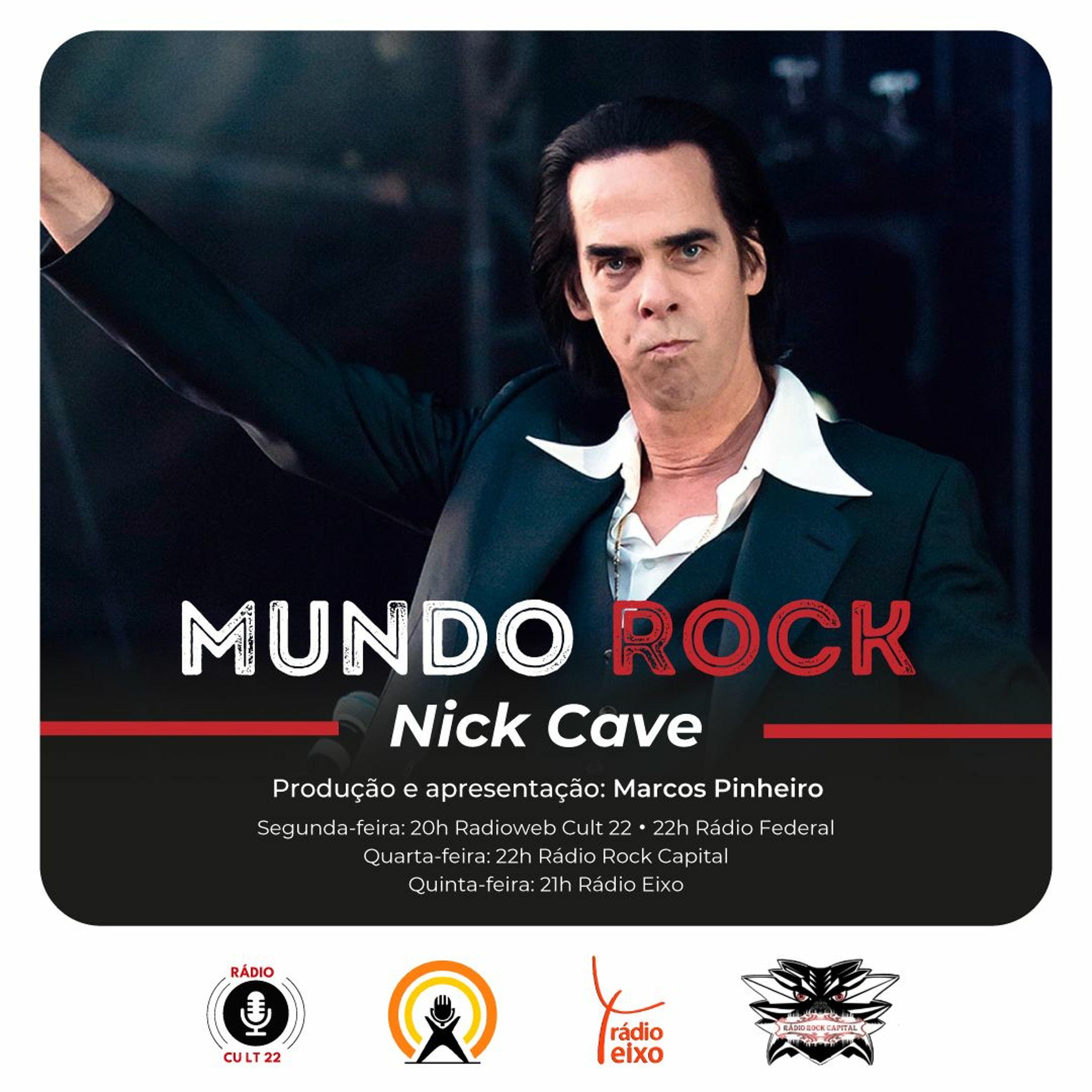 MUNDO ROCK - ESPECIAL NICK CAVE (19 A 25.9.2022) episode artwork