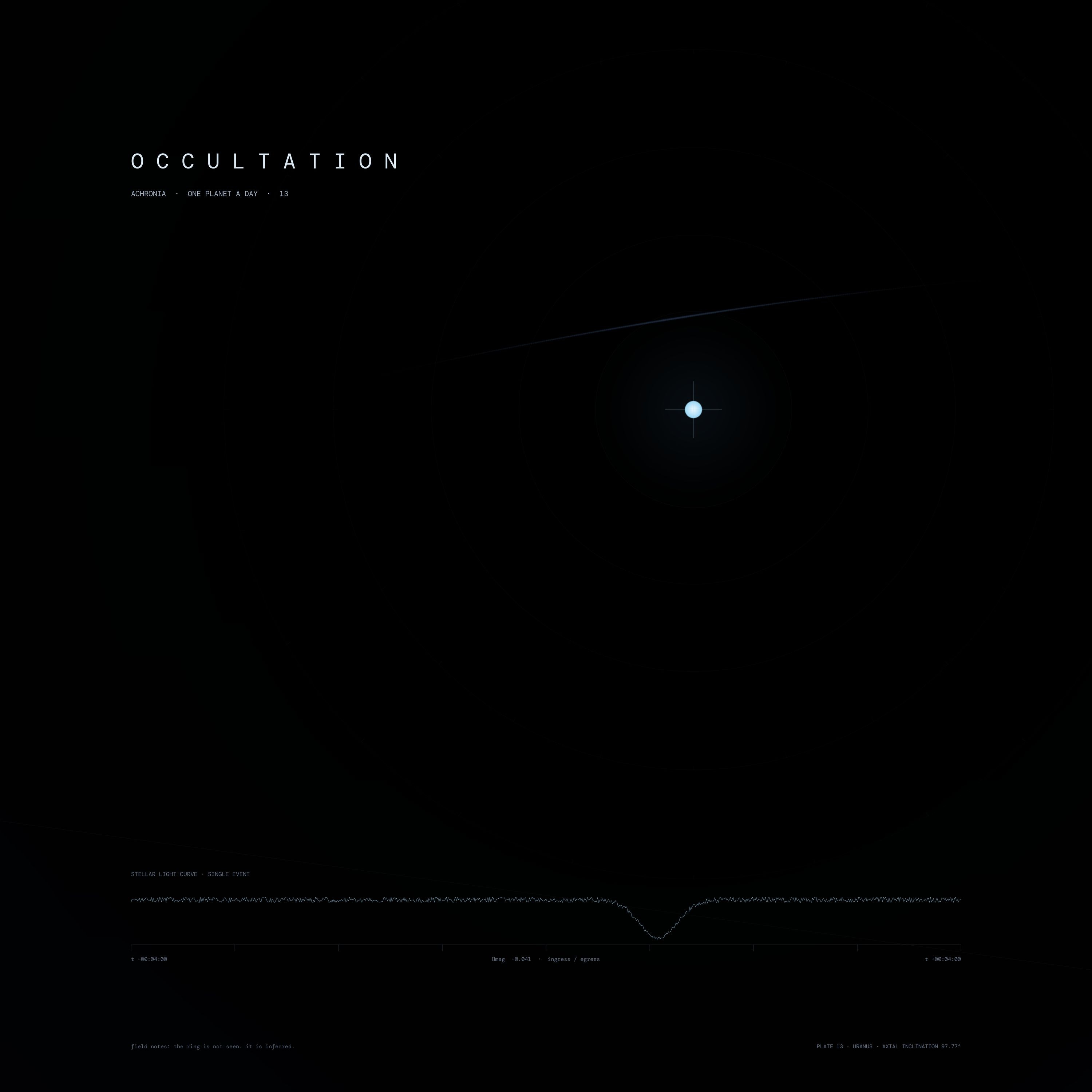 Occultation episode artwork