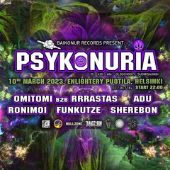 Psykonuria 25/420/604 Suomix by Sherebon 10.03.2023 @ Enlightery Puotila, Helsinki, Finland
