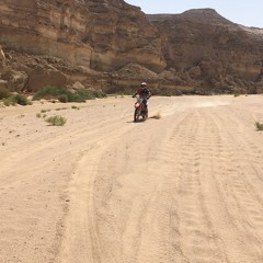 Motorcycle Echoing In Egypt Canyon