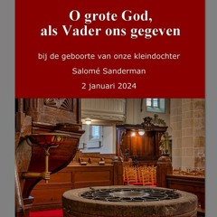 O grote God, als Vader ons gegeven