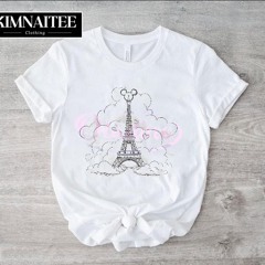 Vintage Eiffel Tower Disney Mouse Head Shirt
