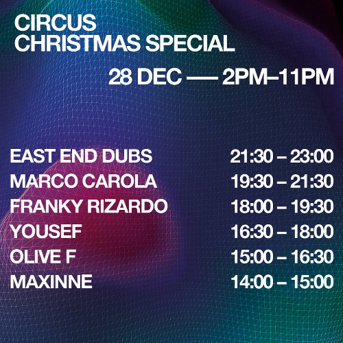 Yousef @ CIRCUS, Blackstone Warehouse, United Kingdom 2025-12-28