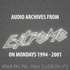 #068 Extreme On Mondays  11/09/2000 n°1 DJ mix artwork - Electronic music tracklist cover image