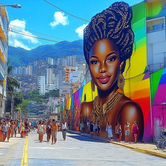 Mural Streets Of Rio