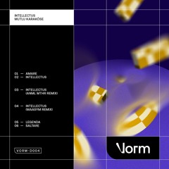 DT:Premiere | Mutlu Karaköse - Intellectus (Maasym Remix) [Vorm]