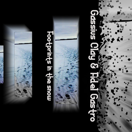 Footprints in the snow