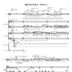 Clemens Gadenstätter/Lisa Spalt (Text) – Break Eden – Song 2