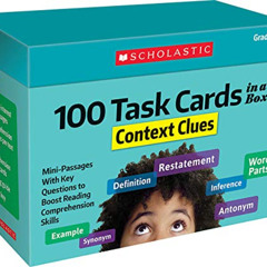 DOWNLOAD EPUB 📕 100 Task Cards in a Box: Context Clues: Mini-Passages With Key Quest