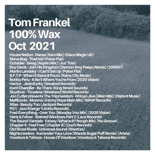 Tom Frankel - 100% WAX | October 2021