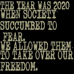 The Year Was 2020 | When Society Succumbed to Fear | No Freedom (Voice Over Sample) - Alicia Perrone