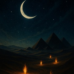 Flames in the night