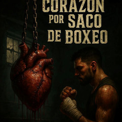 Corazón por saco de boxeo