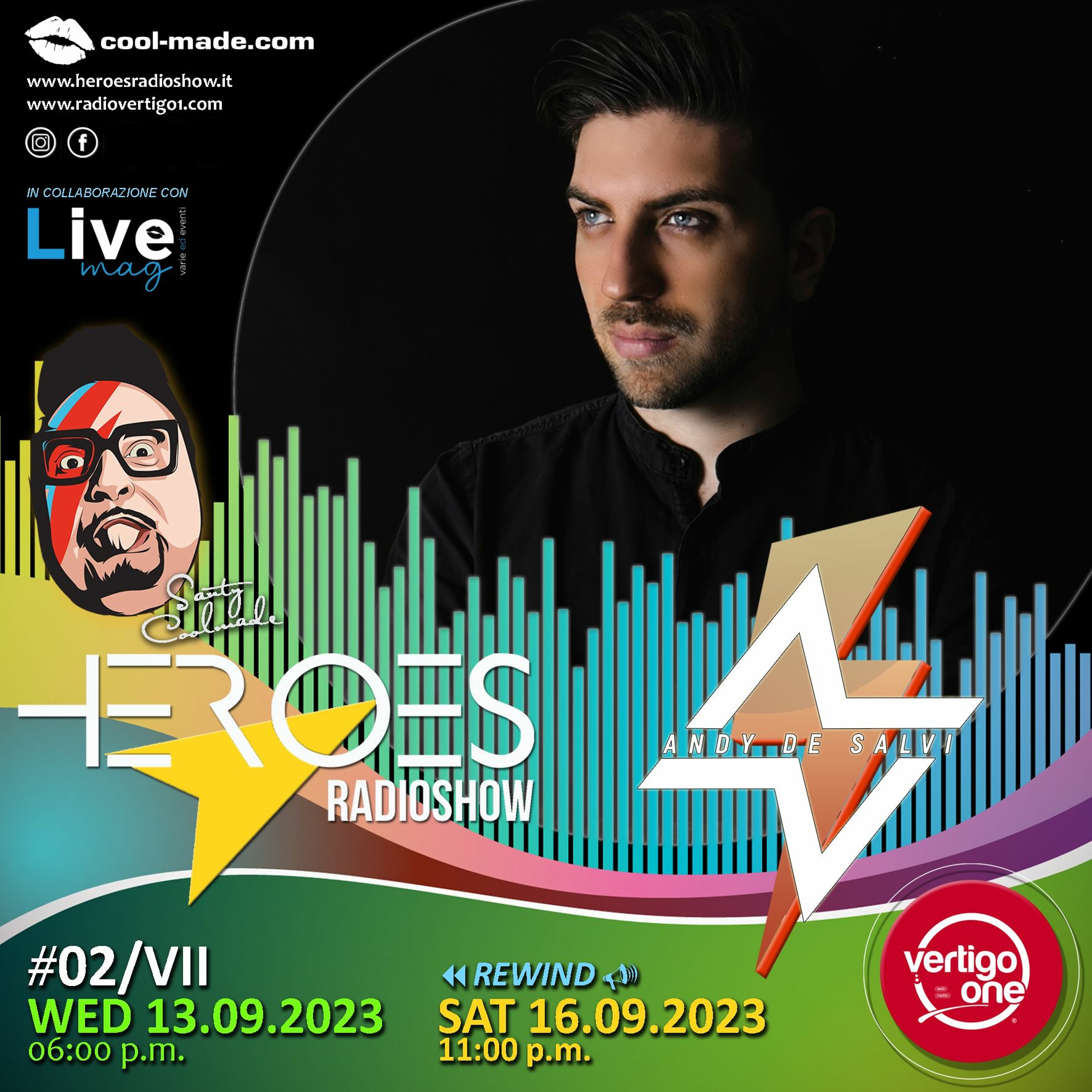 02/2023-24> HEROES RadioShow - Special Guest  ANDY DE SALVI episode artwork