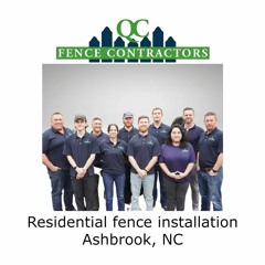 Residential fence installation Ashbrook, NC