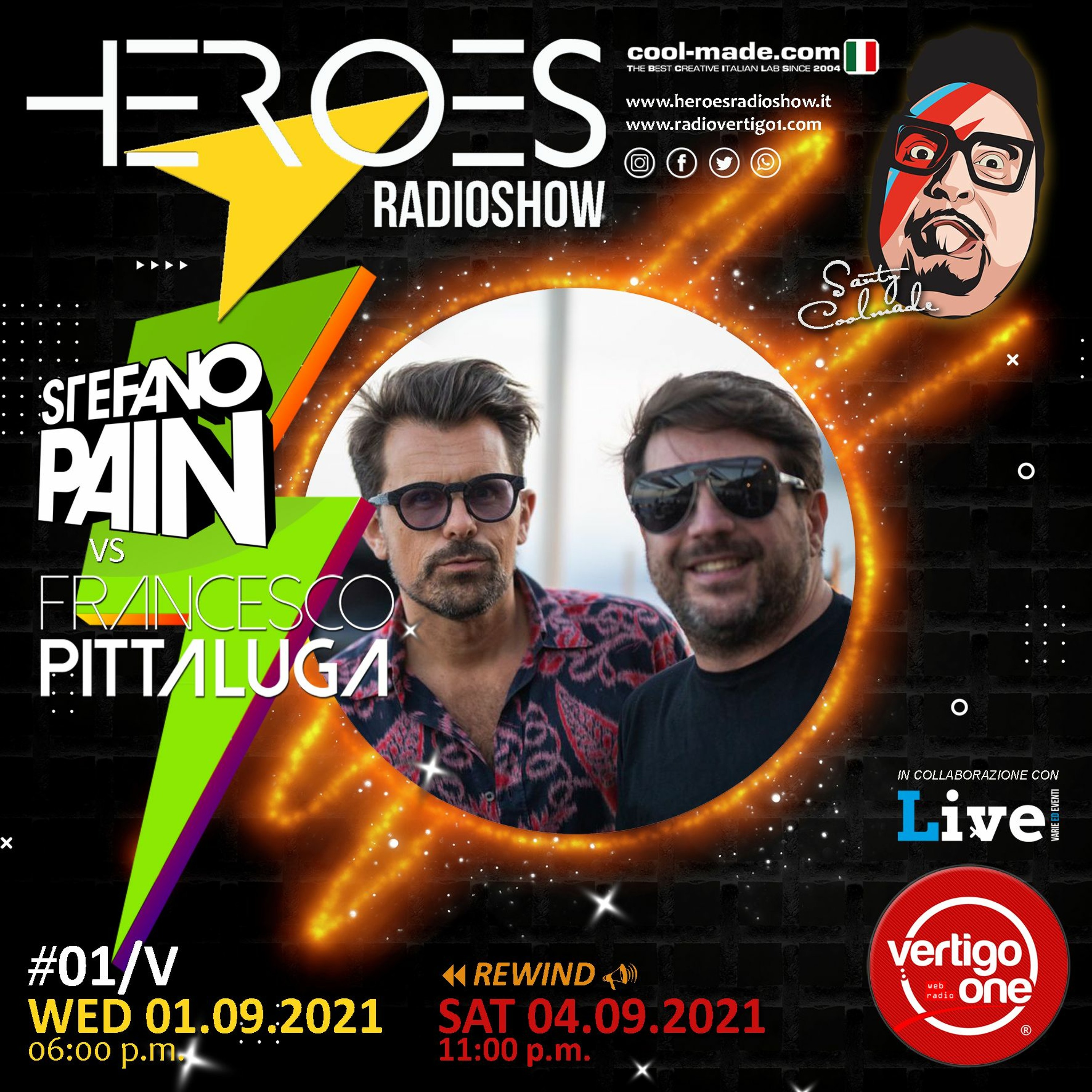 #01/2021-22> HEROES RadioShow - Special Guest PAIN Vs PITTALUGA episode artwork