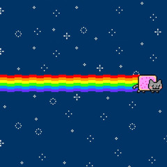 nyan cat (slowed + reverb)