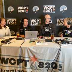 Natalie Ziemba and Karen Byrne at WCPT's 20th Anniversary Broadcast