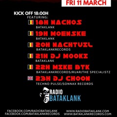 DJ MOOKI @RadioBATAKLANK - TECHNO NIGHT (WEEK 10)