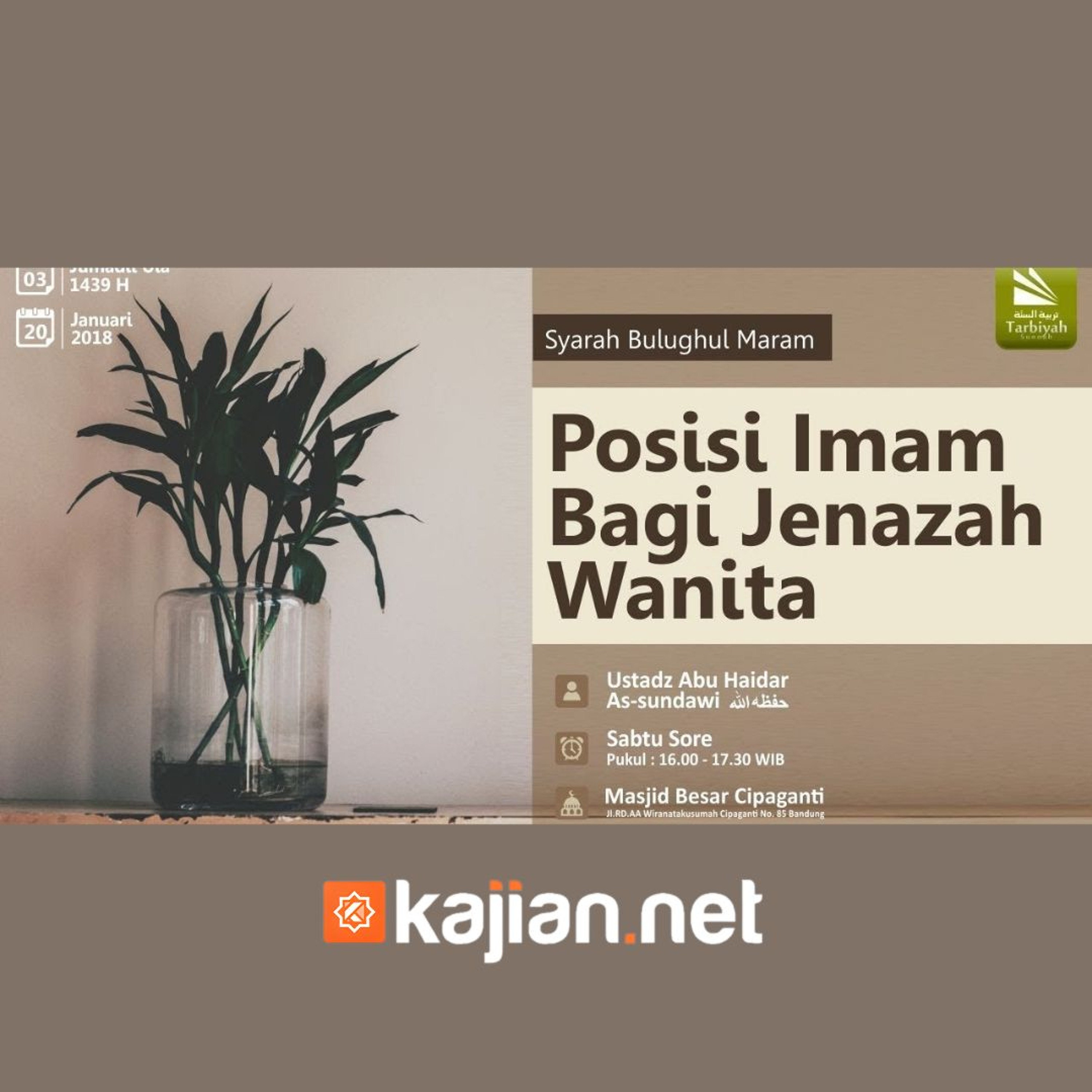 70. Kitab Jenazah_ Posisi Imam Bagi Jenazah Wanita (Bulughul Maram) episode artwork