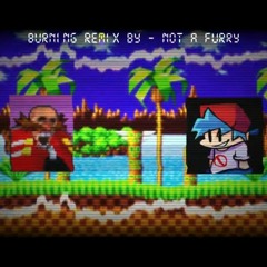 Friday Night Funkin': Vs. Sonic.exe | Burning - Ignited Remix | By - Not a furry