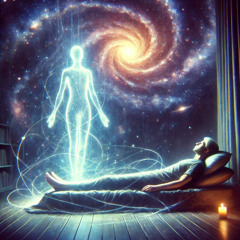 Out of body, rise and discover, mind unbound, where truths uncover.