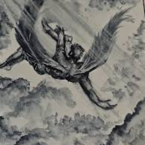 Icarus laughed as he fell