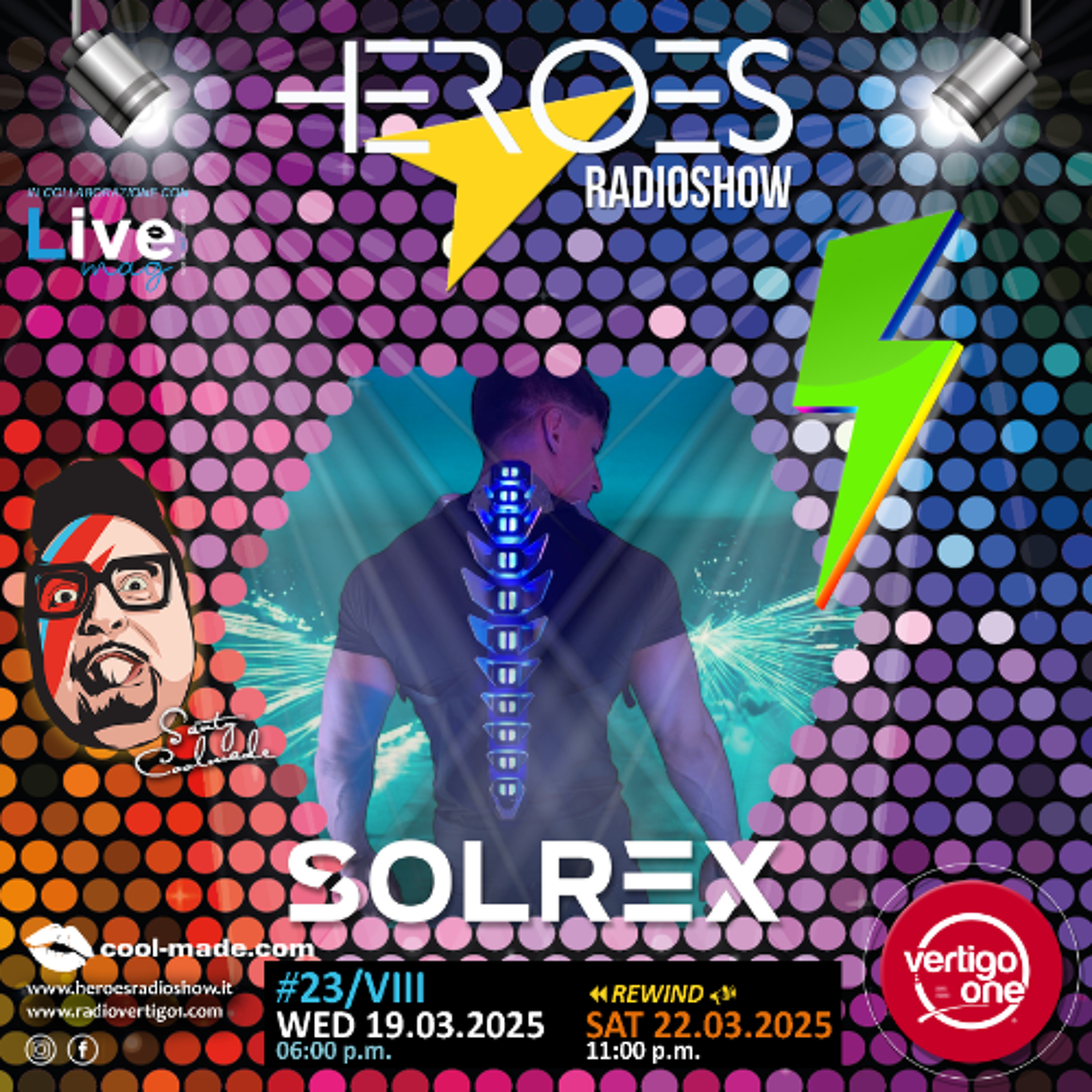 23/2024-25> HEROES RadioShow - Special Guest SOLREX episode artwork