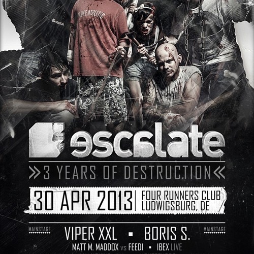 Matt M. Maddox & Feedi @ Escalate w/ Viper XXL & Boris S.  30-04-2013 (4 Decks)
