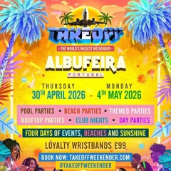 Take Off Weekender  30th April 2026 til 4th May 2026