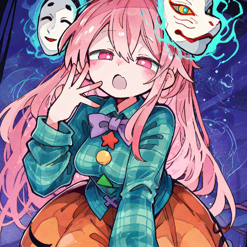 The sleepy Mask of Hata no Kokoro