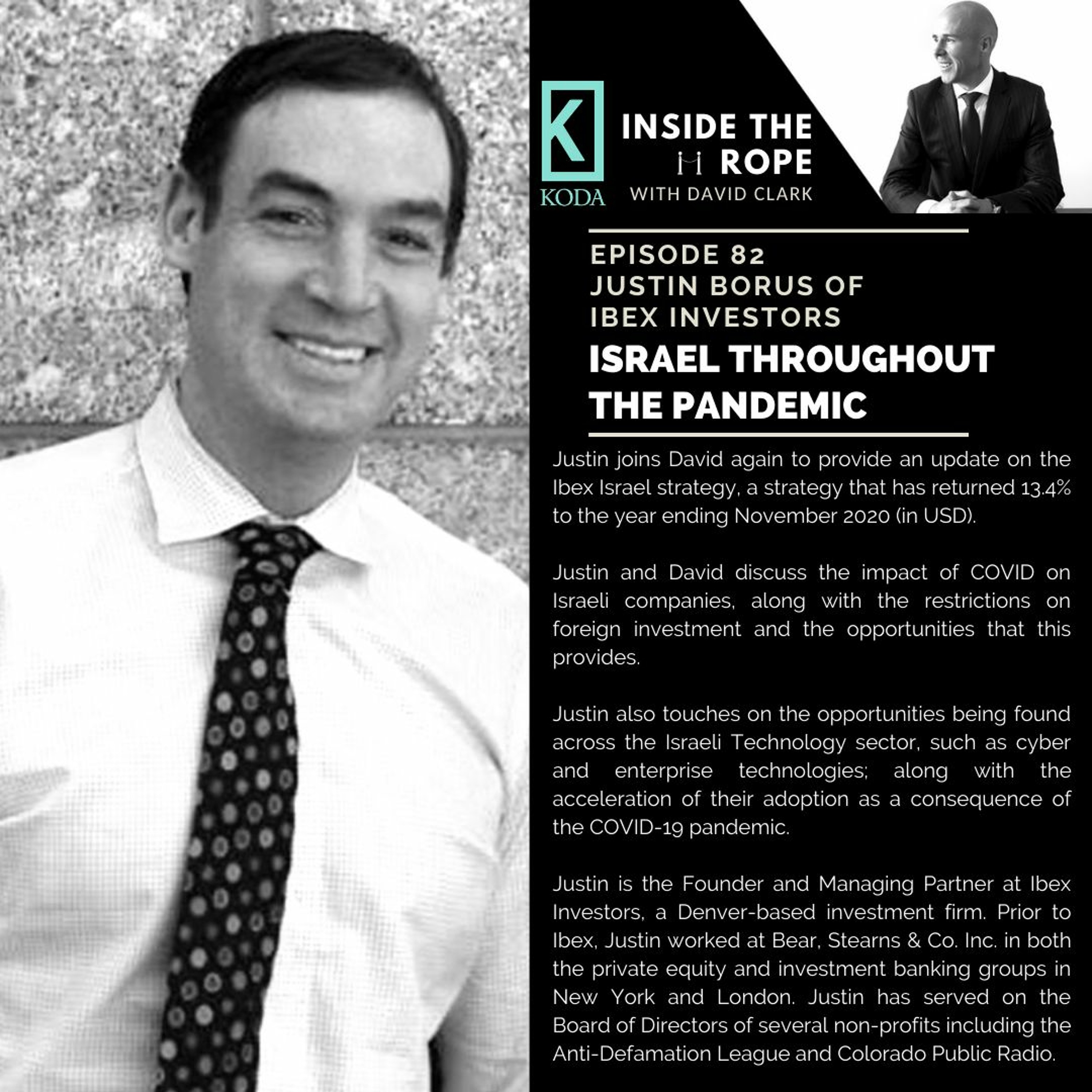 Ep 82: Justin Borus - Israel throughout the pandemic