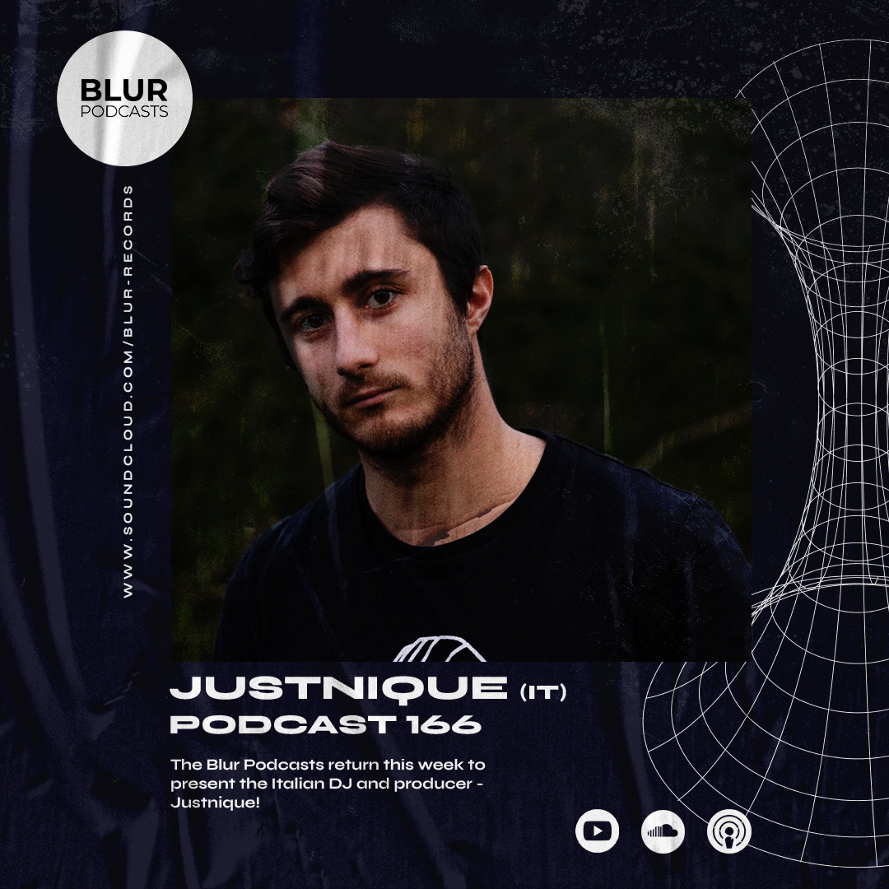 Blur Podcasts 166 - Justnique (Italy) episode artwork