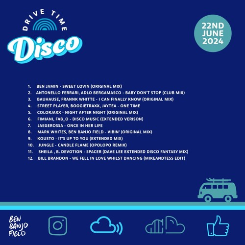 Drive Time Disco - 22nd June 2024