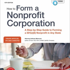 Audiobook How to Form a Nonprofit Corporation (National Edition): A Step-by-Step Guide to Formin