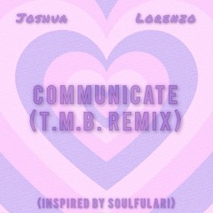 Joshua Lorenzo - Communicate (Touch My Body Remix/Cover)