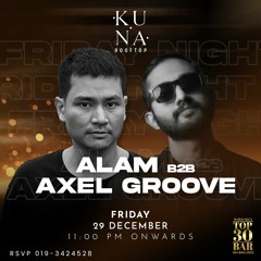 Alam B2b Axel Groove @ Kuna Rooftop, TREC KL, 29 Dec 2023