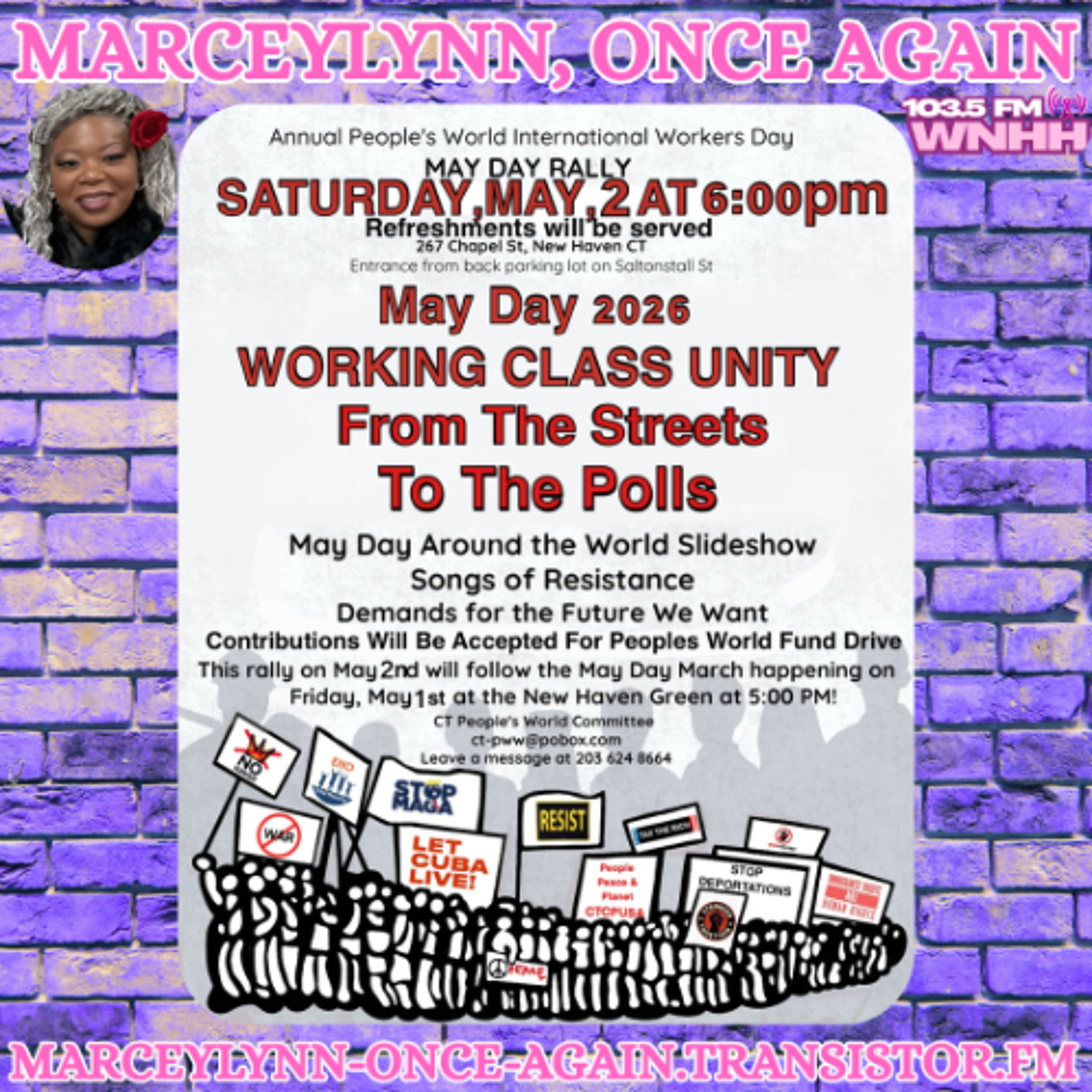 MarceyLynn, Once Again: May Day 2026 episode artwork