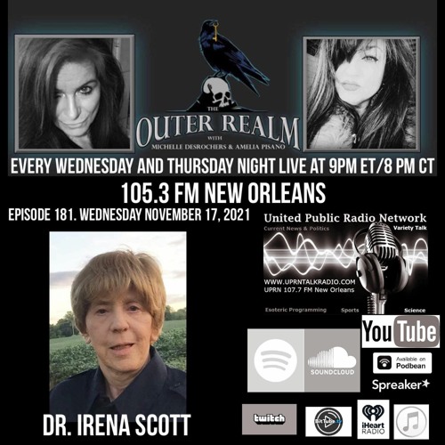 The Outer Realm Welcomes Dr. Irena Scott, November 7th, 2021