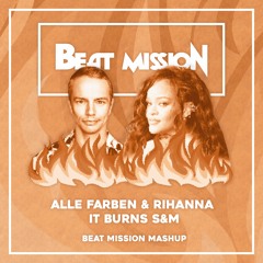 ALLE FARBEN & RIHANNA - IT BURNS S&M (BEAT MISSION MASHUP)