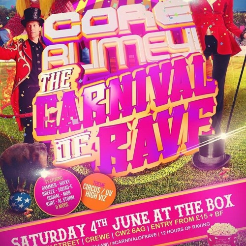 KURT B2B PAUL MANX WITH MCs LIVELEE AND BOYZY - CB CARNIVAL OF RAVE 4TH JUNE 2016