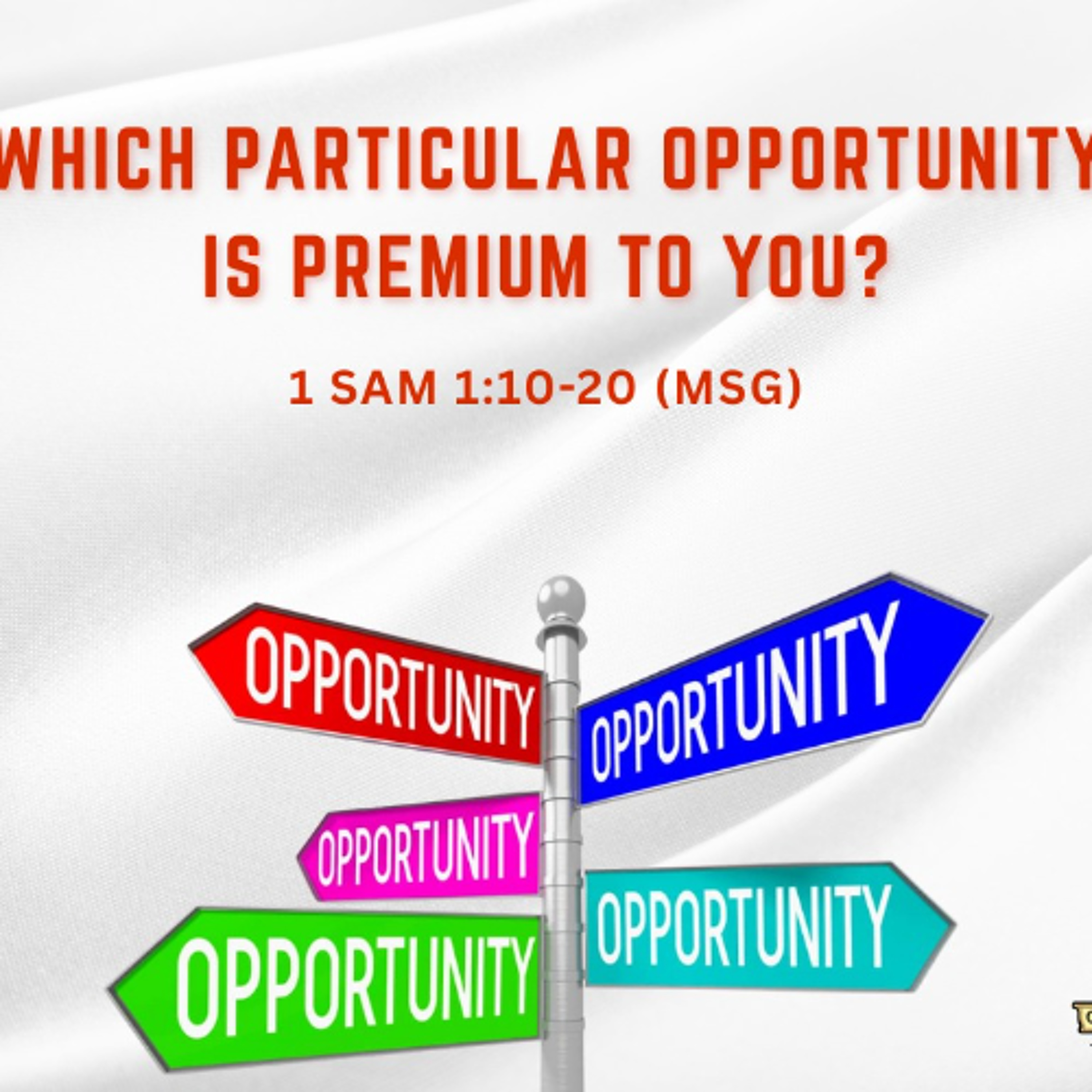 Which Particular Opportunity Is Premium to You?/Pastor Femi Paul/Hymnal & Pure Worship
