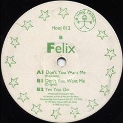 Felix - Don't You Want Me (Retro Belgica Bootleg)