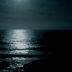 at night by the water
