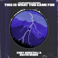CALVIN HARRIS & RIHANNA - THIS IS WHAT YOU CAME FOR (CODY DUNSTALL & DAEVO REMIX)