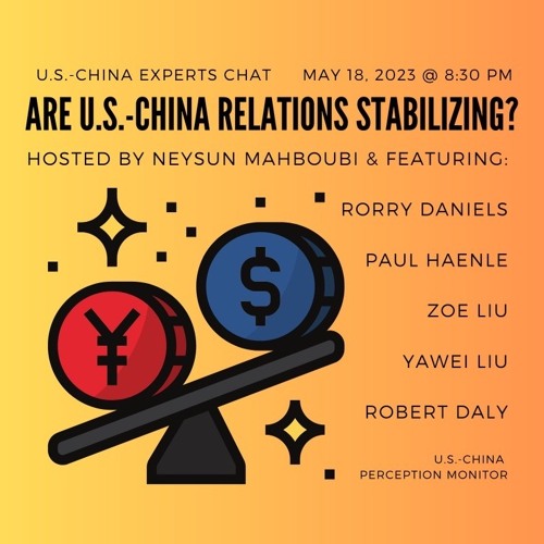 Stream Are USChina Relations Stabilizing? by Neysun Mahboubi Listen