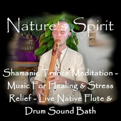 Shamanic Trance Meditation - Music For Healing & Stress Relief - Live Native Flute & Drum Sound Bath