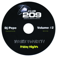 Dj Pepe - Club 209 Vol. 02